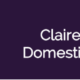 DWC logo on a purple background with the text "Claire M. Renzetti Domestic Travel Grant"